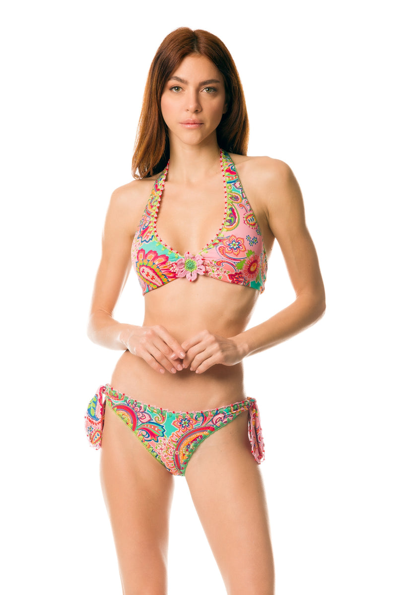 1 - 55 - Bikini - E34 bra + E44  slip                -    colore  rosa 01