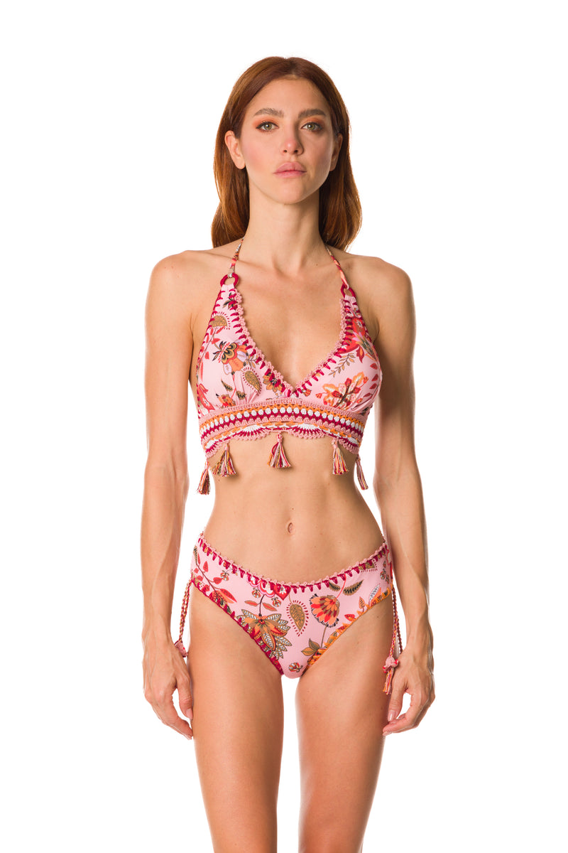 079 - J - Bikini - J36 bra + J44  slip                -    colore  rosa 06